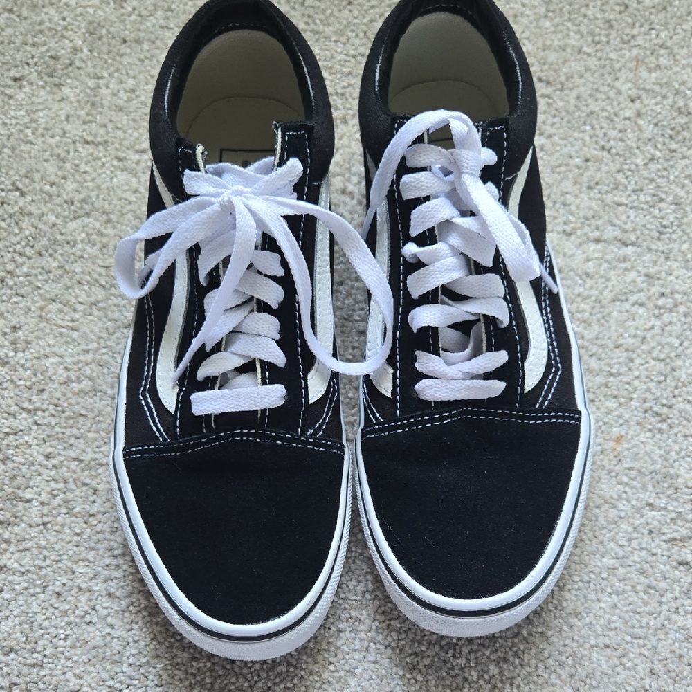 Vans Classic Black and White Sneakers